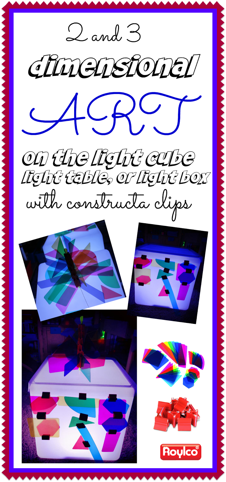 building on the light table