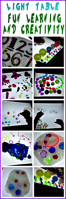 light table ideas for learning